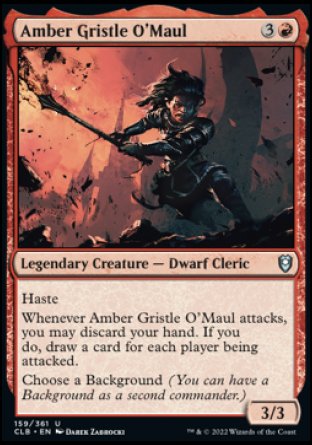 Amber Gristle O'Maul [Commander Legends: Battle for Baldur's Gate] | Gam3 Escape