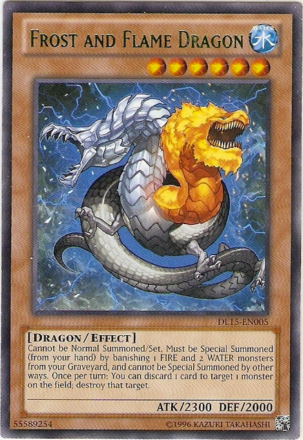 Frost and Flame Dragon (Green) [DL15-EN005] Rare | Gam3 Escape