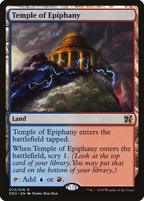 Temple of Epiphany [Duel Decks: Elves vs. Inventors] | Gam3 Escape