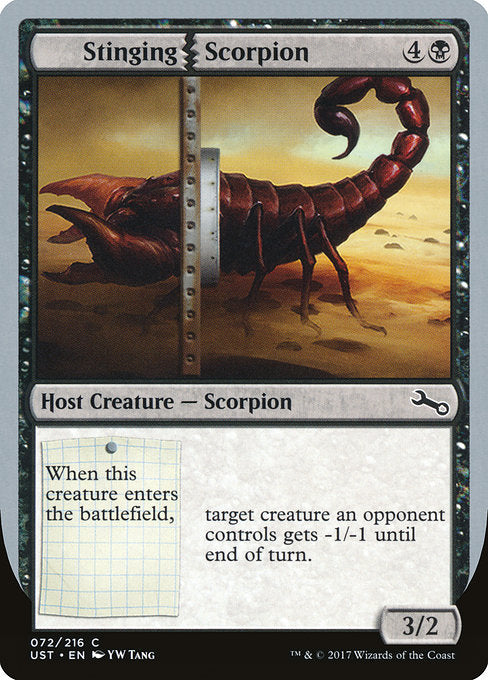 Stinging Scorpion [Unstable] | Gam3 Escape