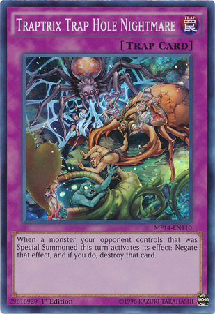 Traptrix Trap Hole Nightmare [MP14-EN110] Super Rare | Gam3 Escape