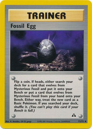 Fossil Egg (72/75) [Neo Discovery Unlimited] | Gam3 Escape