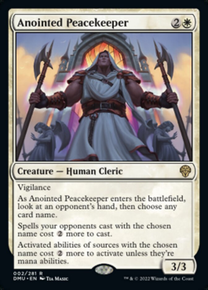 Anointed Peacekeeper [Dominaria United] | Gam3 Escape