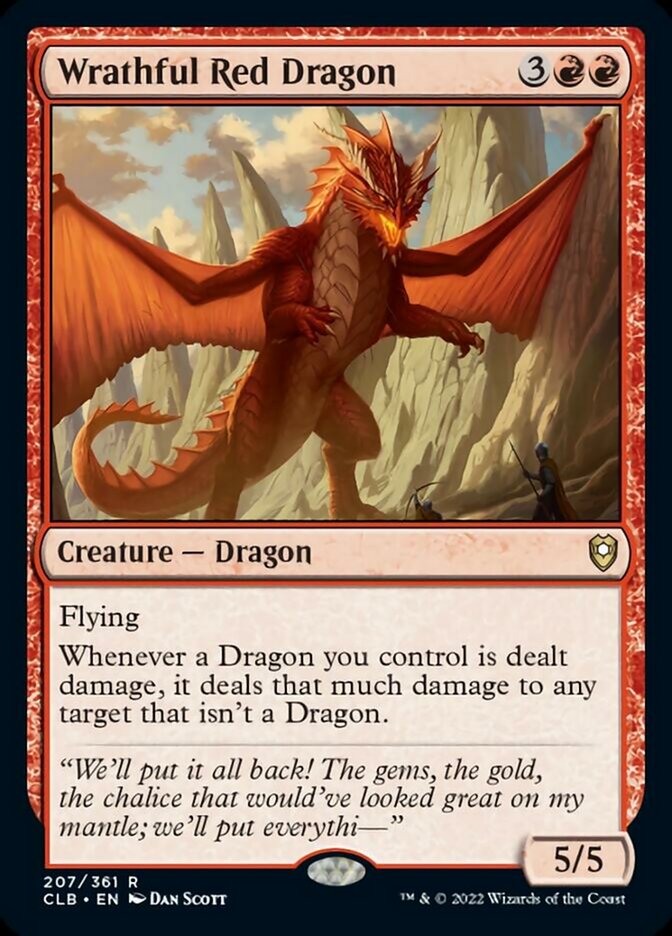 Wrathful Red Dragon [Commander Legends: Battle for Baldur's Gate] | Gam3 Escape