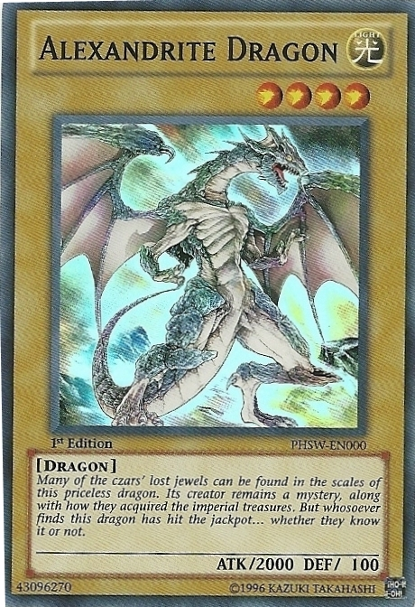 Alexandrite Dragon [PHSW-EN000] Super Rare | Gam3 Escape