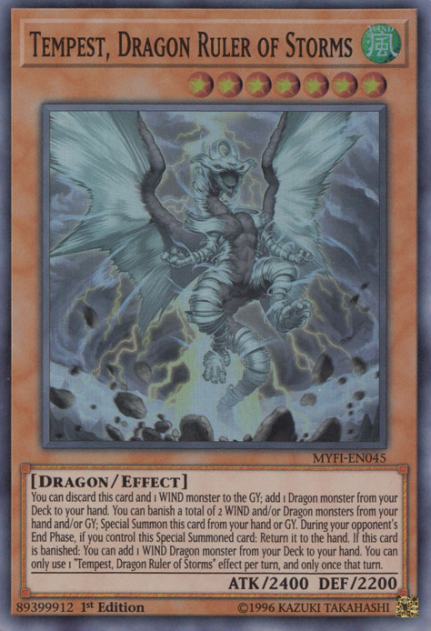 Tempest, Dragon Ruler of Storms [MYFI-EN045] Super Rare | Gam3 Escape