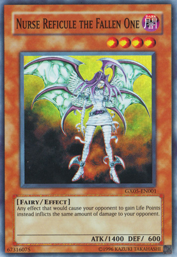 Nurse Reficule the Fallen One [GX05-EN001] Super Rare | Gam3 Escape