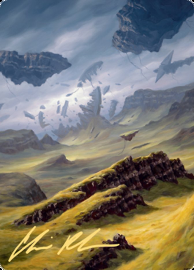 Plains 3 Art Card (Gold-Stamped Signature) [Zendikar Rising Art Series] | Gam3 Escape