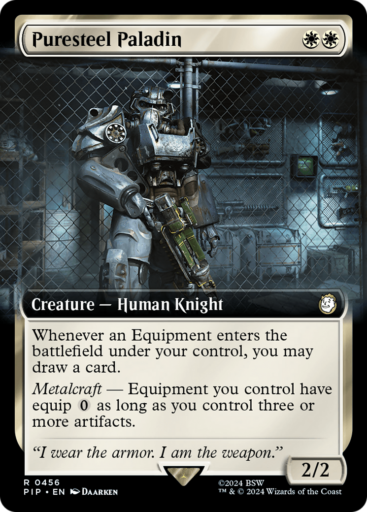 Puresteel Paladin (Extended Art) [Fallout] | Gam3 Escape