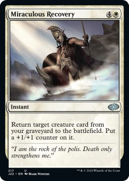 Miraculous Recovery [Jumpstart 2022] | Gam3 Escape