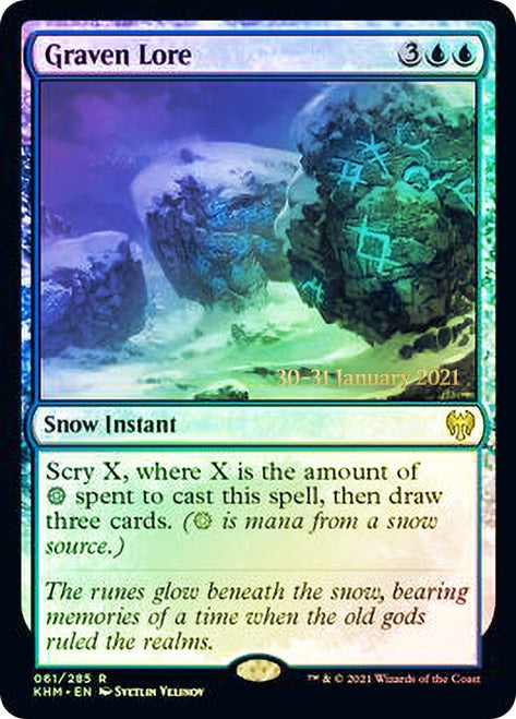 Graven Lore   [Kaldheim Prerelease Promos] | Gam3 Escape