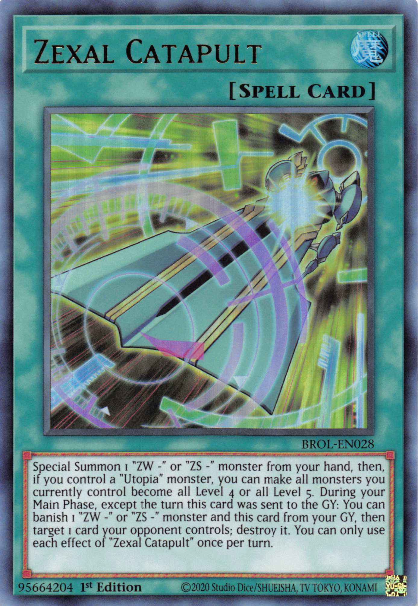 Zexal Catapult [BROL-EN028] Ultra Rare | Gam3 Escape