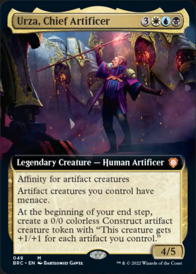 Urza, Chief Artificer (Extended Art) [The Brothers' War Commander] | Gam3 Escape