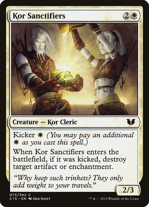 Kor Sanctifiers [Commander 2015] | Gam3 Escape