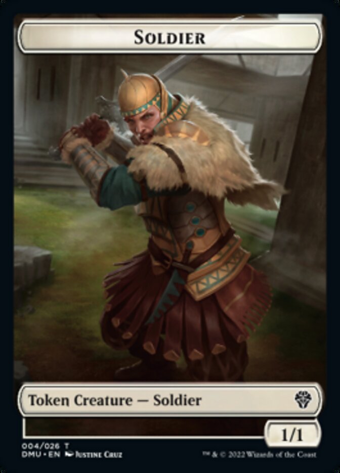 Soldier // Badger Double-sided Token [Dominaria United Tokens] | Gam3 Escape
