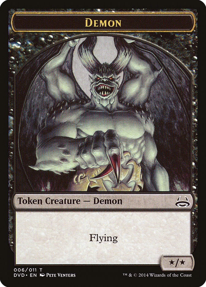Demon Token (Divine vs. Demonic) [Duel Decks Anthology Tokens] | Gam3 Escape