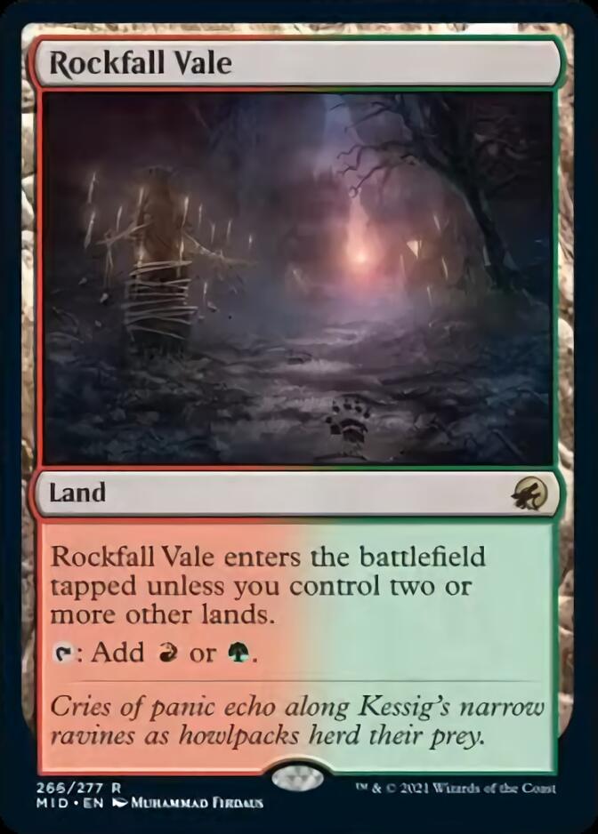 Rockfall Vale [Innistrad: Midnight Hunt] | Gam3 Escape