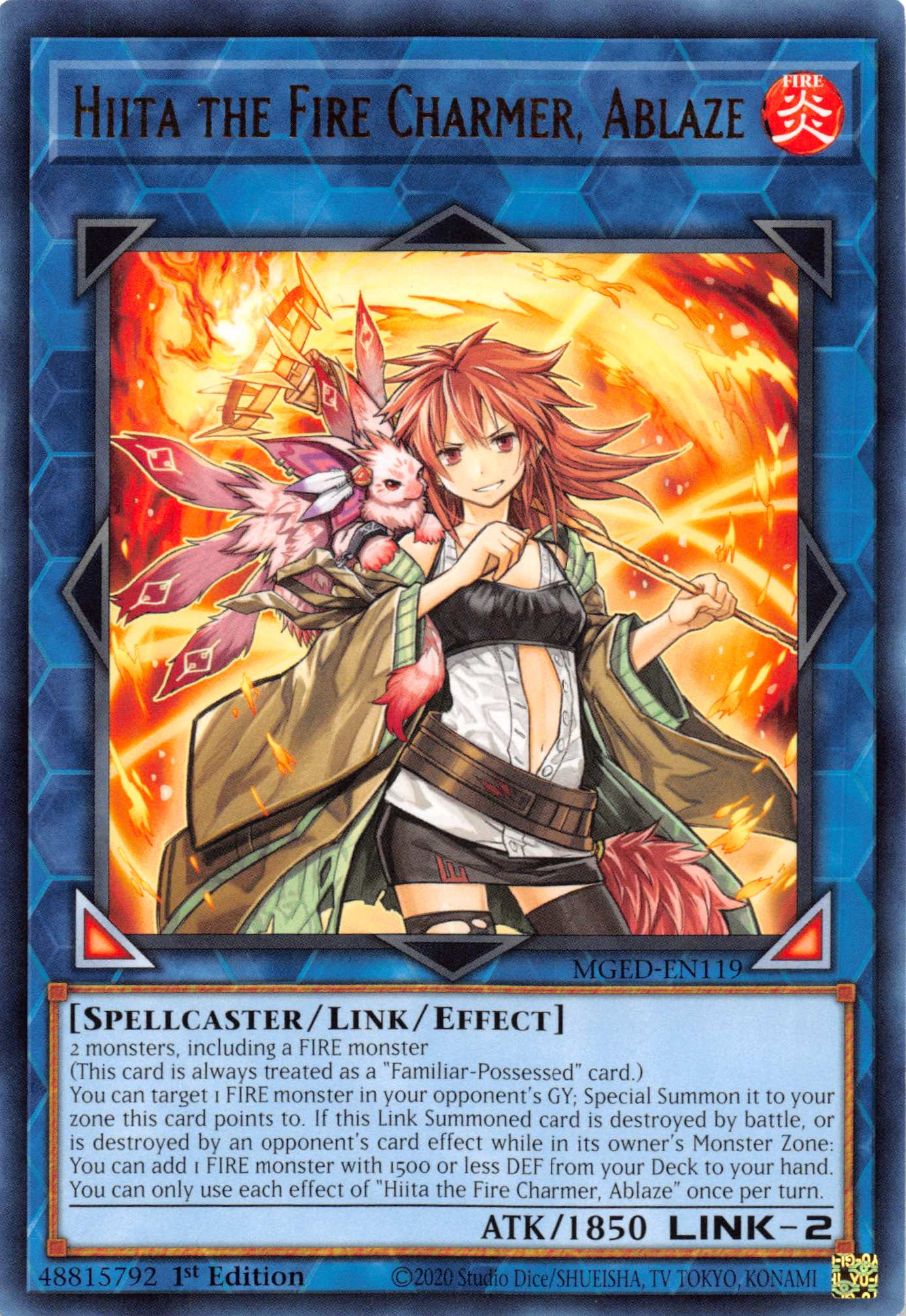 Hiita the Fire Charmer, Ablaze [MGED-EN119] Rare | Gam3 Escape