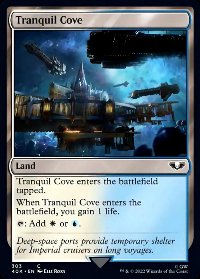 Tranquil Cove (Surge Foil) [Universes Beyond: Warhammer 40,000] | Gam3 Escape