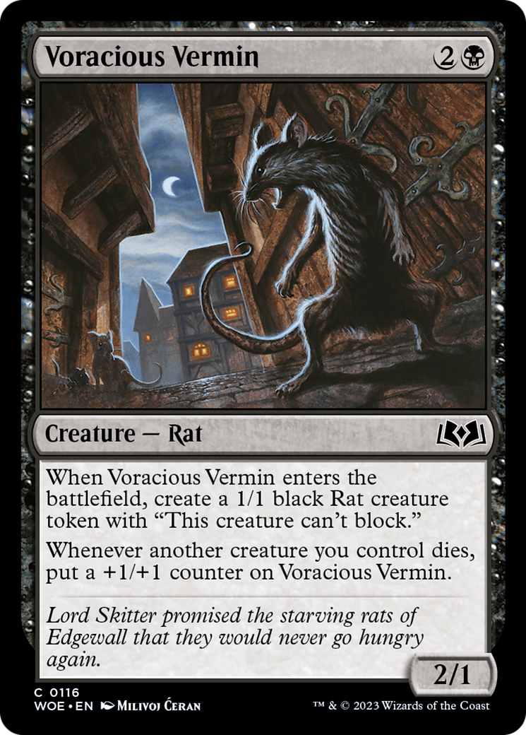 Voracious Vermin [Wilds of Eldraine] | Gam3 Escape