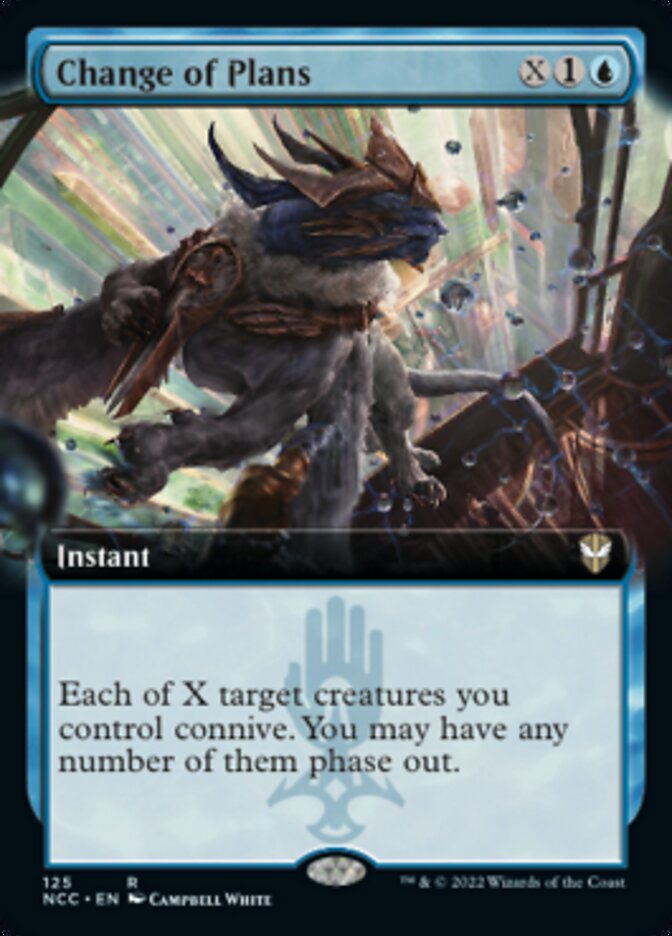 Change of Plans (Extended Art) [Streets of New Capenna Commander] | Gam3 Escape