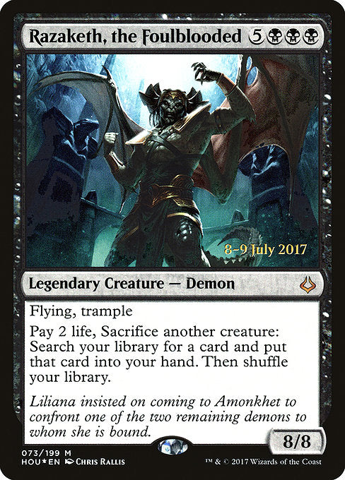 Razaketh, the Foulblooded [Hour of Devastation Promos] | Gam3 Escape