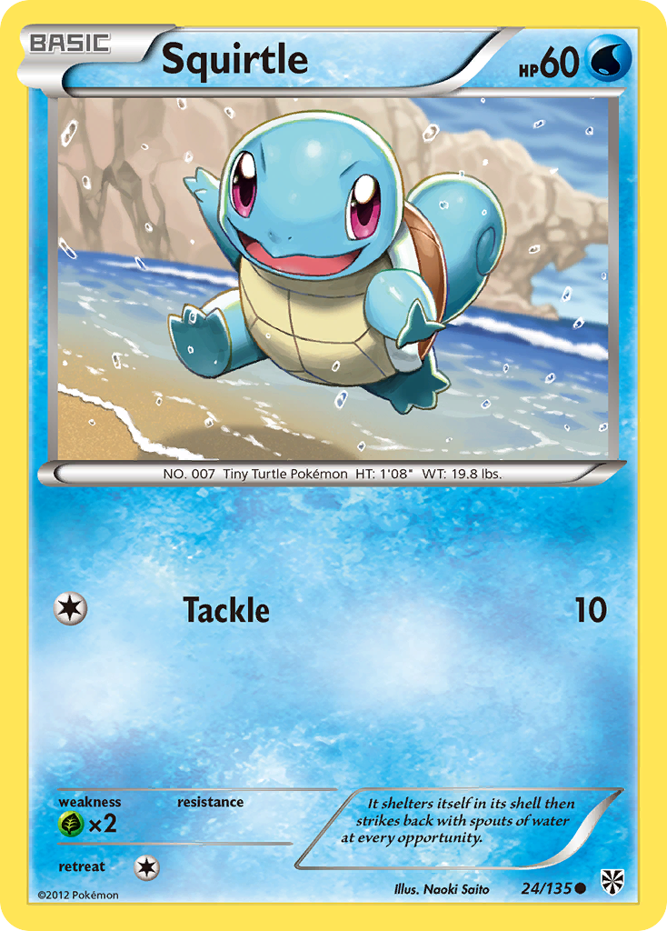 Squirtle (24/135) [Black & White: Plasma Storm] | Gam3 Escape