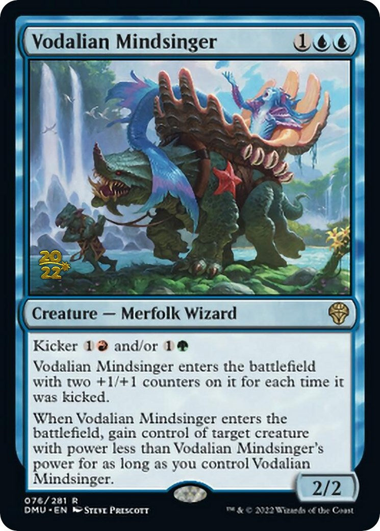 Vodalian Mindsinger [Dominaria United Prerelease Promos] | Gam3 Escape