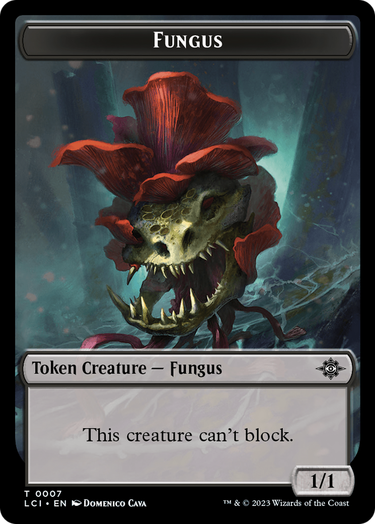 Treasure (0018) // Fungus Double-Sided Token [The Lost Caverns of Ixalan Tokens] | Gam3 Escape