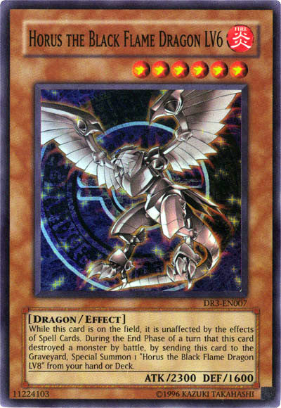 Horus the Black Flame Dragon LV6 [DR3-EN007] Super Rare | Gam3 Escape