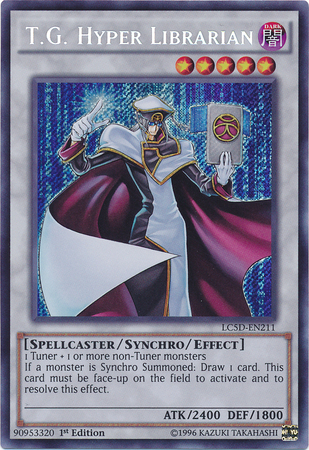 T.G. Hyper Librarian [LC5D-EN211] Secret Rare | Gam3 Escape