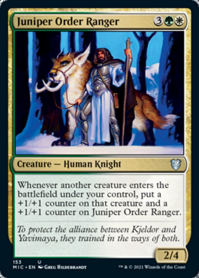 Juniper Order Ranger [Innistrad: Midnight Hunt Commander] | Gam3 Escape