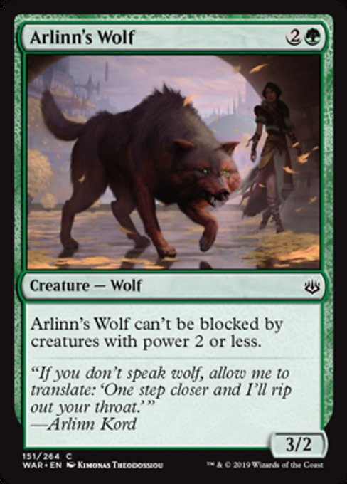Arlinn's Wolf [War of the Spark] | Gam3 Escape