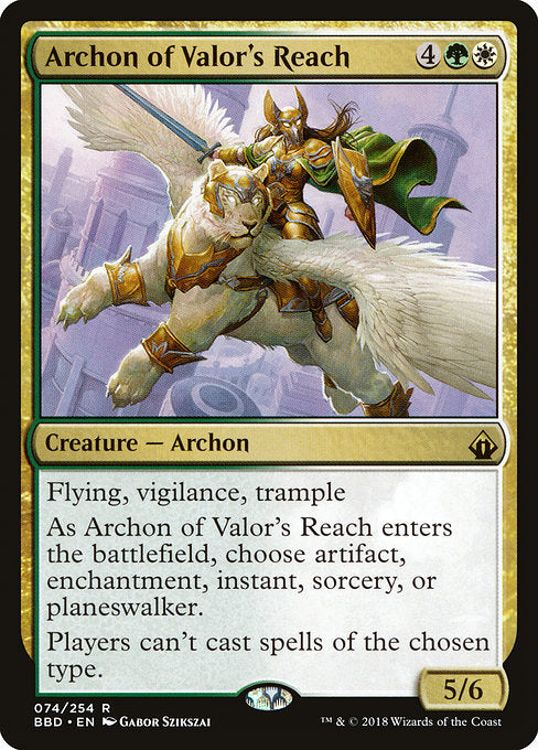 Archon of Valor's Reach [Battlebond] | Gam3 Escape
