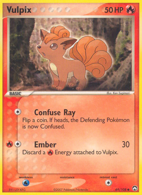 Vulpix (69/108) [EX: Power Keepers] | Gam3 Escape