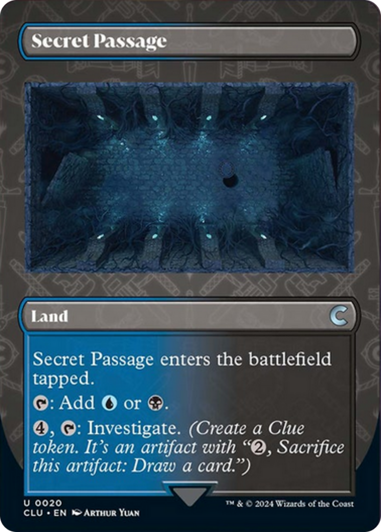 Secret Passage (Borderless) [Ravnica: Clue Edition] | Gam3 Escape