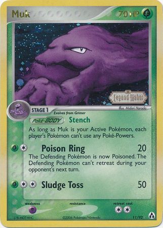 Muk (11/92) (Stamped) [EX: Legend Maker] | Gam3 Escape