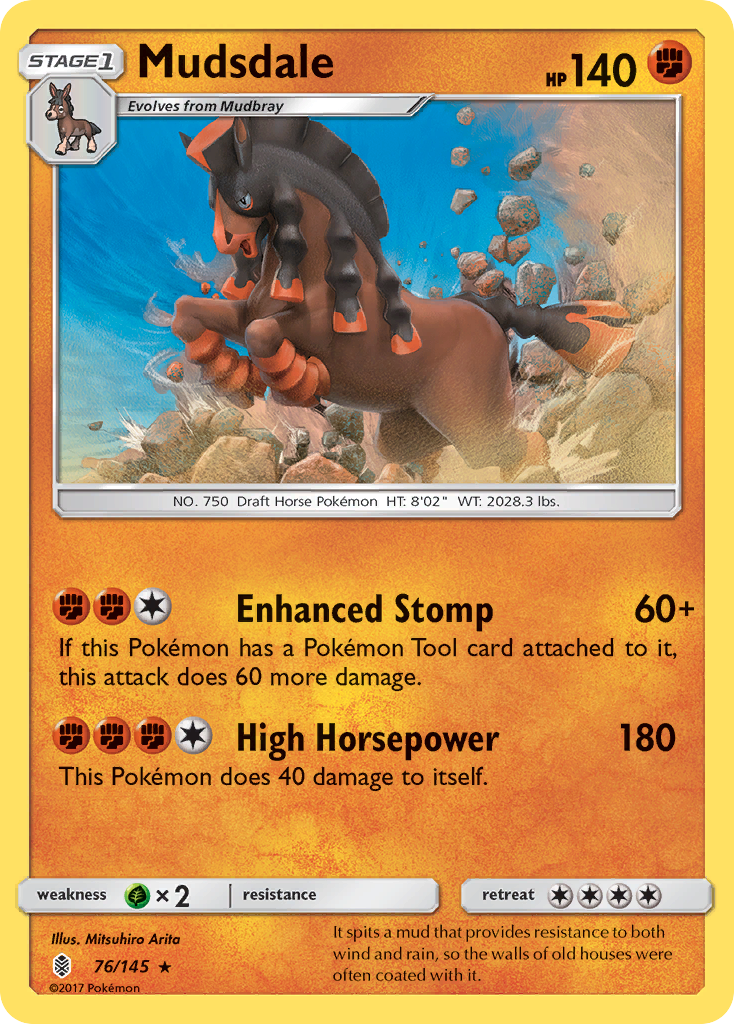 Mudsdale (76/145) [Sun & Moon: Guardians Rising] | Gam3 Escape