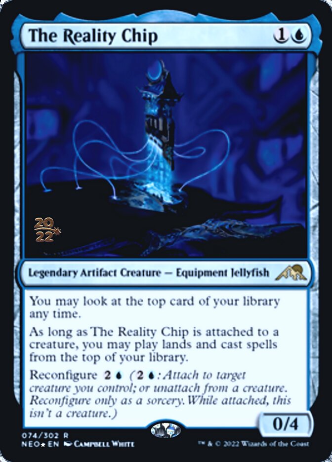 The Reality Chip [Kamigawa: Neon Dynasty Prerelease Promos] | Gam3 Escape