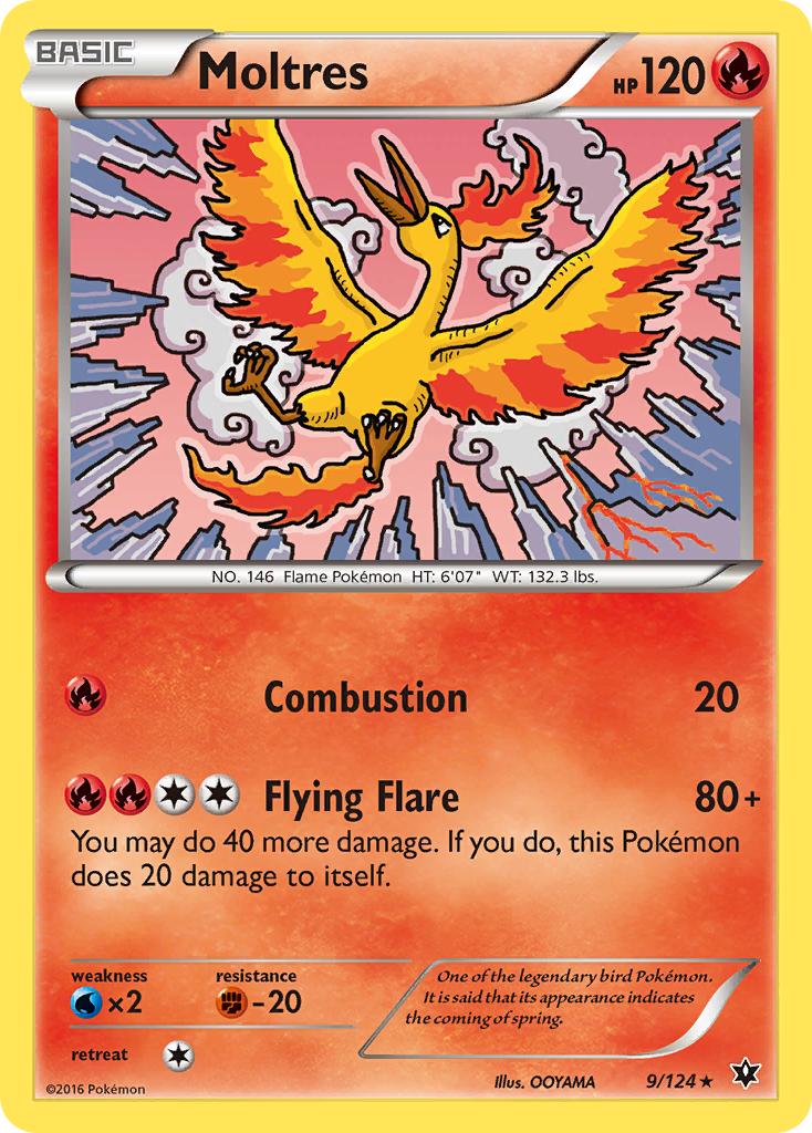 Moltres (9/124) [XY: Fates Collide] | Gam3 Escape