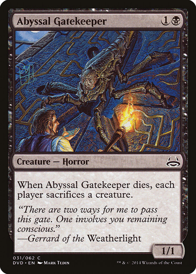 Abyssal Gatekeeper (Divine vs. Demonic) [Duel Decks Anthology] | Gam3 Escape