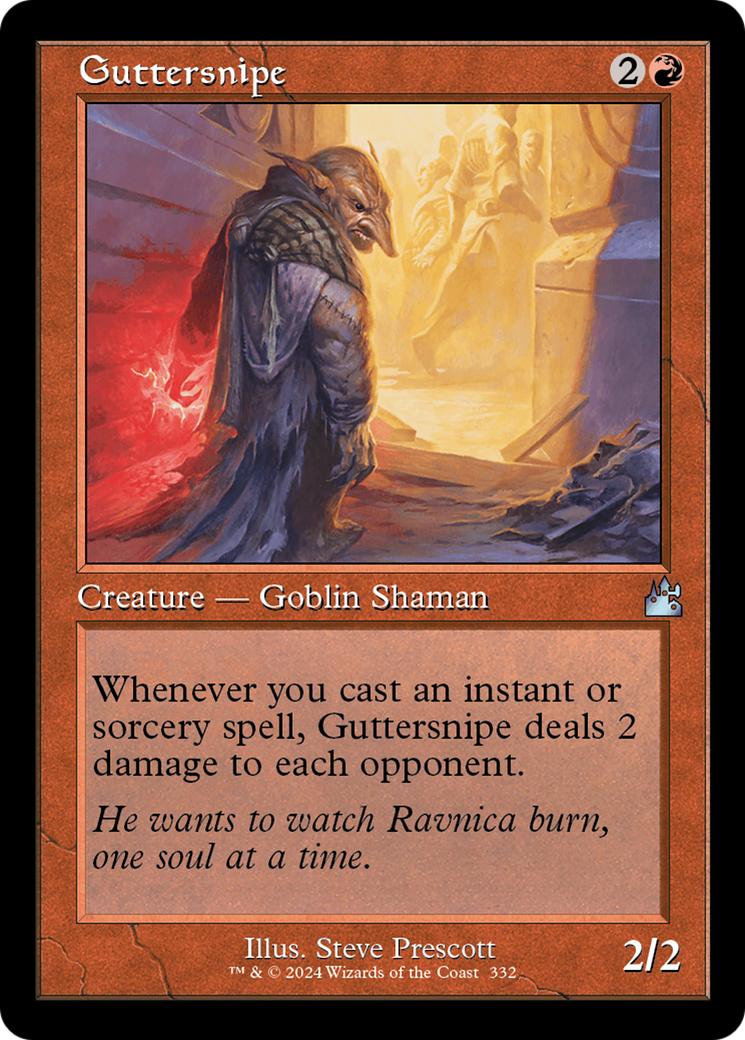 Guttersnipe (Retro Frame) [Ravnica Remastered] | Gam3 Escape