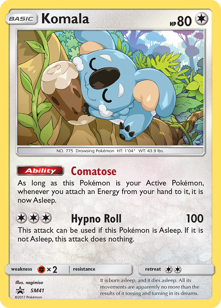 Komala (SM41) [Sun & Moon: Black Star Promos] | Gam3 Escape