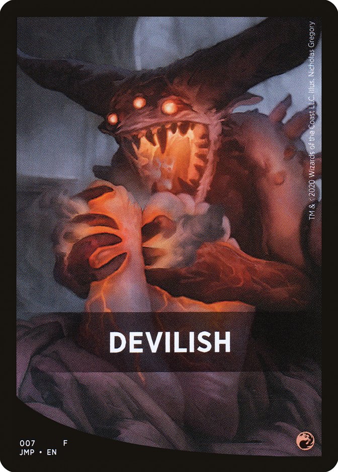 Devilish Theme Card [Jumpstart Front Cards] | Gam3 Escape