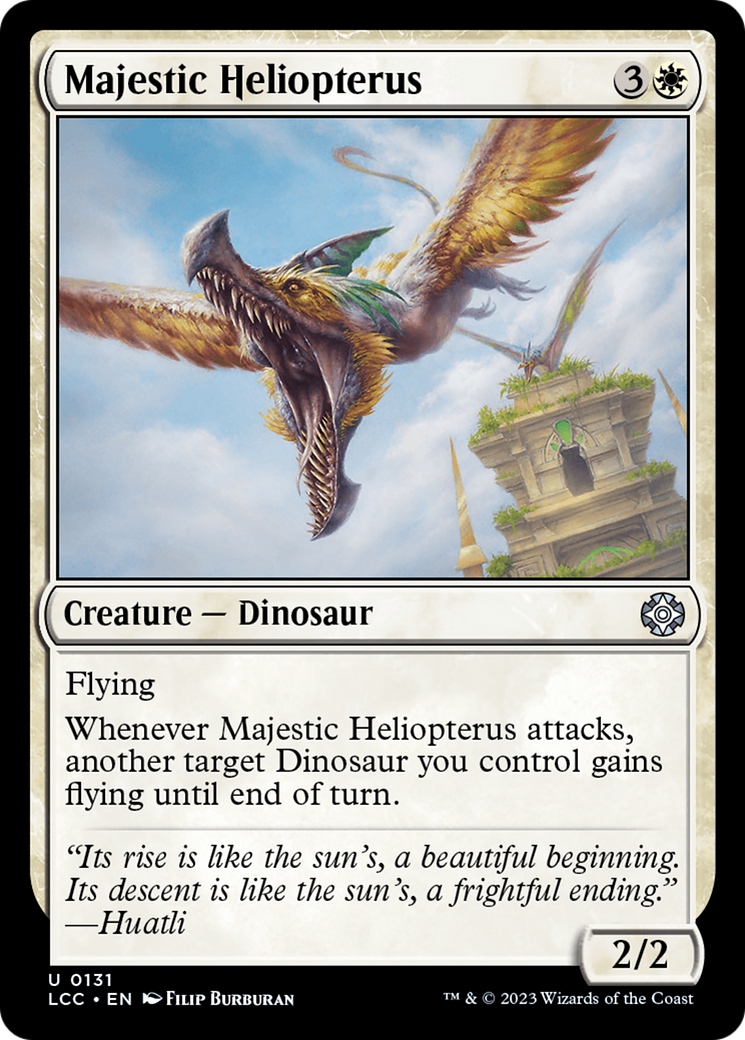 Majestic Heliopterus [The Lost Caverns of Ixalan Commander] | Gam3 Escape