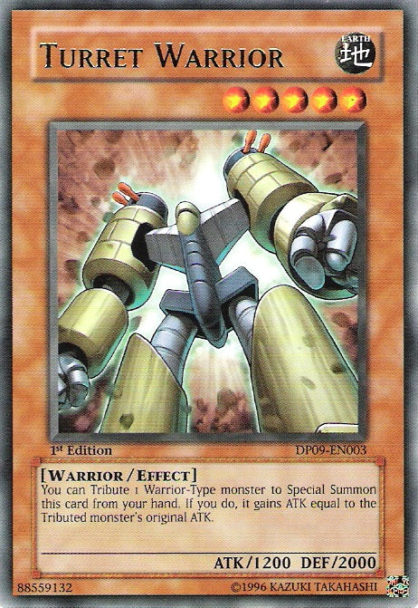 Turret Warrior [DP09-EN003] Rare | Gam3 Escape