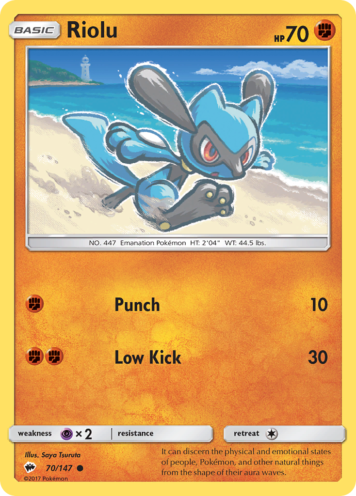 Riolu (70/147) [Sun & Moon: Burning Shadows] | Gam3 Escape