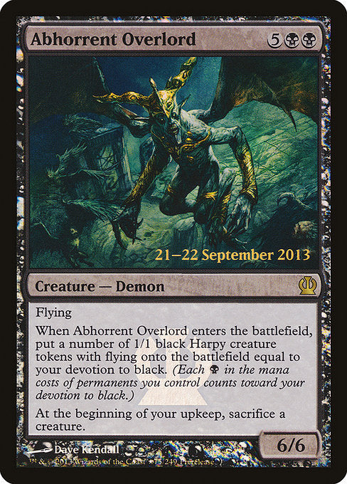 Abhorrent Overlord [Theros Promos] | Gam3 Escape