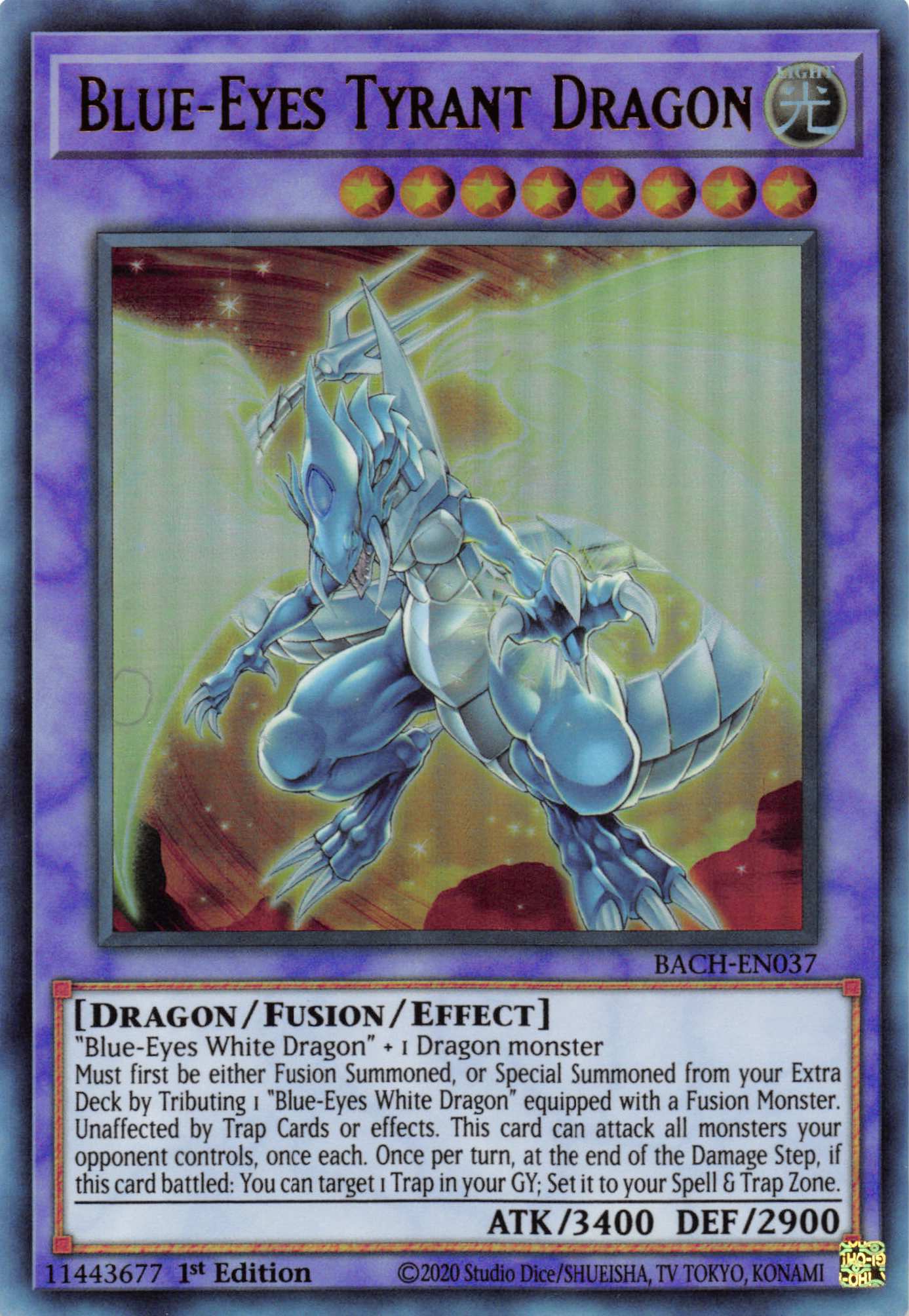 Blue-Eyes Tyrant Dragon [BACH-EN037] Ultra Rare | Gam3 Escape