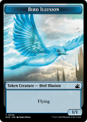 Saproling // Bird Illusion Double-Sided Token [Ravnica Remastered Tokens] | Gam3 Escape